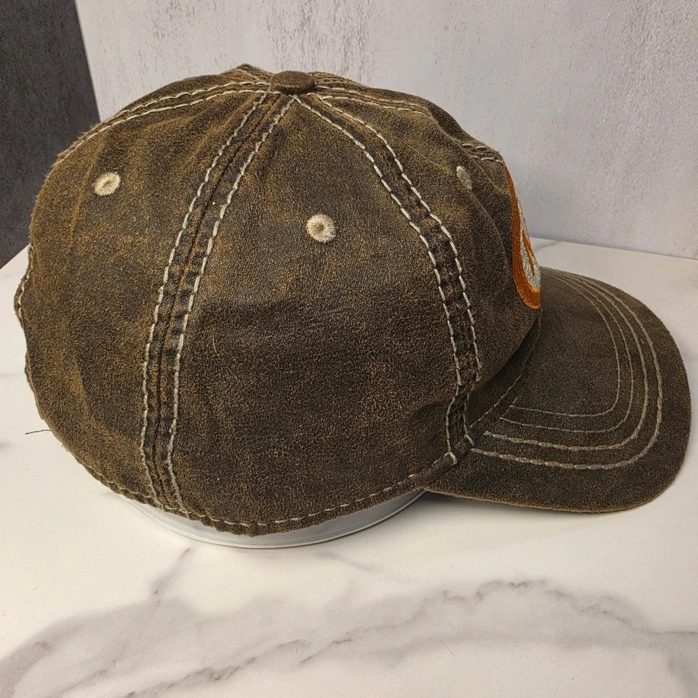 Port‎ Authority MSAA 35 Years Est 1987 Brown Weathered Baseball Cap Hat
